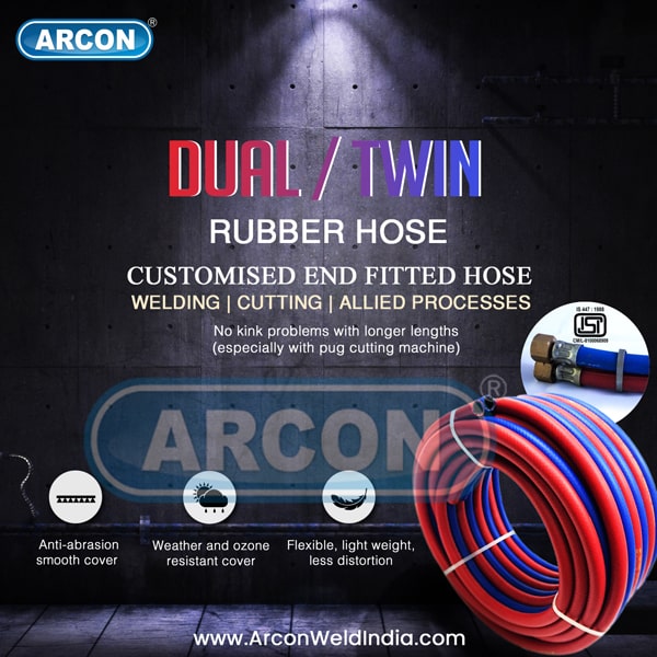 Dual / Twin Rubber Hose for Welding